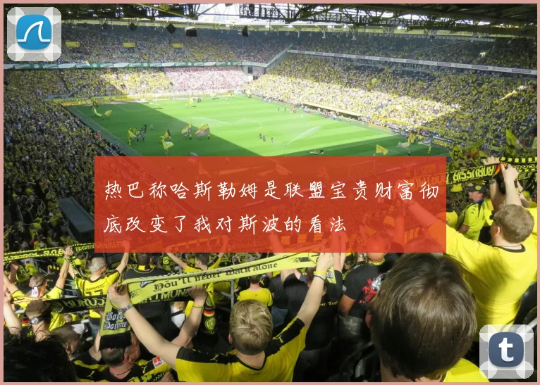 热巴称哈斯勒姆是联盟宝贵财富彻底改变了我对斯波的看法